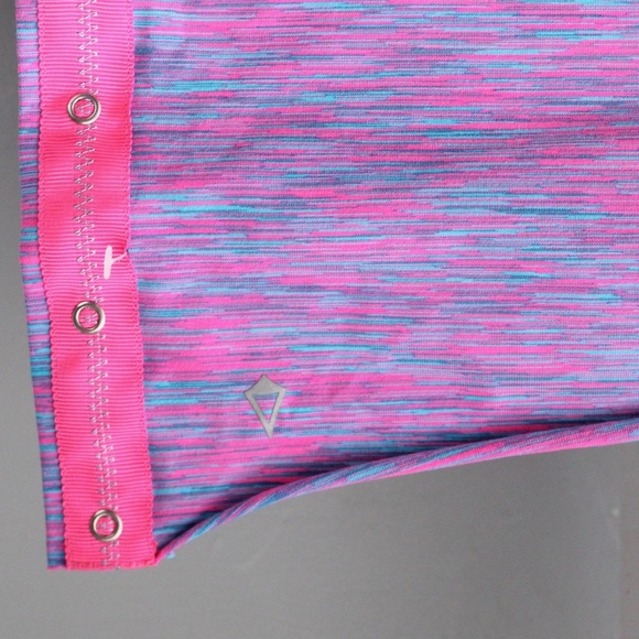 Ivivva Pink Blue Space Dye Village Chill Vinyasa Multi-Wear Wrap Scarf - Picture 4 of 6